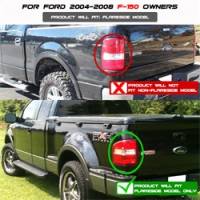 Spyder Auto - Spyder Ford F150 Flareside 04-08 Euro Style Tail Lights Black ALT-YD-FF15004FS-BK - Image 2