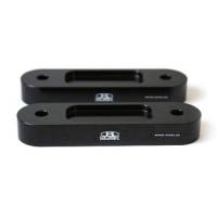 BLOX Racing Honda S2000 Racing Front 20mm Thick Spacer Bump Steer Kit - Black (Lowered 1in and more)