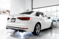 AWE Tuning - AWE Audi B9 S4 SwitchPath Exhaust - Non-Resonated (Black 102mm Tips) - Image 2