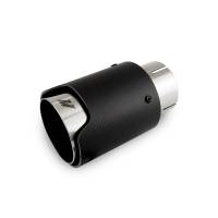 Mishimoto - Mishimoto Carbon Fiber Muffler Tip 2.5in Inlet 3.5in Outlet M Polished - Image 1