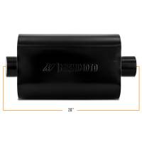 Mishimoto - Mishimoto Muffler with 3in Center Inlet/Outlet - Angled Tip - Black - Image 2