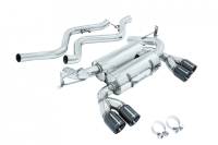 Megan Racing Supremo Exhaust System: BMW E90 M3 4 DR 2008-11 Black Chrome Roll Tips