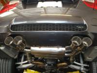 Megan Racing - Megan Racing Supremo Exhaust System: BMW E90 M3 4 DR 2008-11 Black Chrome Roll Tips - Image 4