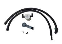 J&L 2020-2022 Ford Explorer 2.3L EcoBoost Driver Side Oil Separator 3.0 - Clear Anodized