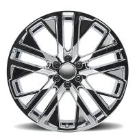Factory Reproductions Wheels - FR 96 - GMC CarbonPro Replica Wheel 24x10 6x5.5 ET31 78.1CB Chrome - Image 3