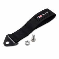 BLOX Racing - BLOX Racing Universal Tow Strap With BLOX Logo - Black - Image 1