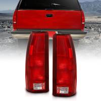 ANZO 1988-1999 Chevy C1500 Taillight Red/Clear Lens (OE Replacement)