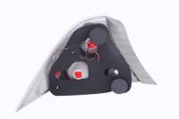 ANZO Headlights, Tail Lights and More  - ANZO 2001-2003 Honda Civic Taillights Chrome w/ Halo - Image 2