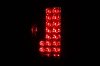 ANZO 2005-2008 Nissan Frontier LED Taillights Red/Clear - Image 2