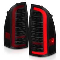 ANZO 05-15 Toyota Tacoma Full LED Tail Lights w/Light Bar Sequential Black Housing Smoke Lens - Image 2