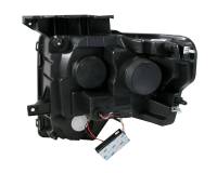 ANZO Headlights, Tail Lights and More  - ANZO 2009-2014 Ford F-150 Projector Headlights w/ Halo Black (CCFL) G2 - Image 2