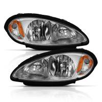 ANZO 2001-2005 Chrysler Pt Cruiser Crystal Headlight Chrome Amber (OE) - Image 2
