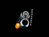 ANZO Headlights, Tail Lights and More  - ANZO 2003-2007 Infiniti G35 Projector Headlights w/ Halo Black (CCFL) (HID Compatible) - Image 2