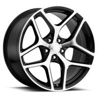 FR 27F - Z28 Camaro Replica Flow Form Wheel 20x9 5x120 ET27 66.9CB Black Machine Face