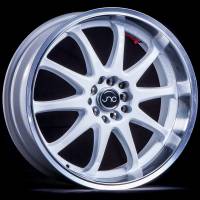 JNC Wheels Rim JNC019 White Machined Lip 18x9 5x100/5x114.3 ET20