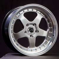 JNC Wheels Rim JNC010 Hyper Black Machined Lip 17x9 5x114.3 ET25