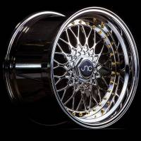 JNC Wheels Rim JNC004 Platinum Gold Rivets 18x8.5 5x100/5x114.3 ET30