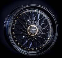 JNC Wheels - JNC Wheels Rim JNC004 Matte Black Gold Rivets 18x9.5 5x100/5x114.3 ET25 - Image 2