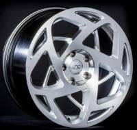 JNC Wheels Rim JNC047 Hyper Silver Machine Face 17x9.5 4x100/4x114.3 ET35