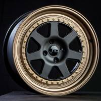 JNC Wheels Rim JNC048 MATTE BLACK BRONZE LIP 18x9.5 5x114.3 ET25