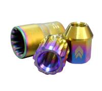 NRG Innovations - NRG Innovations 200 Series M12 X 1.5 Titanium Lug Nut Set - 21 Pc w/Lock Key Socket - Neochrome - Image 2