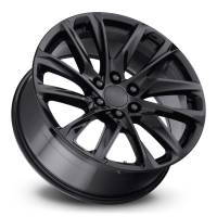 Factory Reproductions Wheels - FR 98 - Escalade 12 Spoke Replica Wheel 20x9 6x5.5 ET28 78.1CB Gloss Black - Image 2