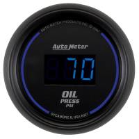 AutoMeter Cobalt Digital 52.4mm Black 0-100psi Oil Pressure Gauge