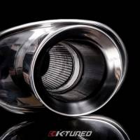 K-Tuned - K-Tuned Universal Muffler - Brushed Finish - Long (22') - 3' Inlet - Image 3