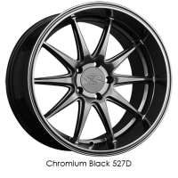 XXR Wheel Rim 527D 18x10.5 5x114.3 ET20 73.1CB Chromium Black