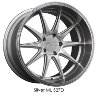 XXR Wheel Rim 527D 18x9 5x114.3 ET35 73.1CB Silver / ML