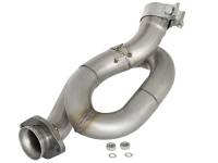 aFe Twisted Steel Loop Relocation Pipe 12-18 Jeep Wrangler (JK) V6 3.6L