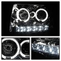 Spyder Auto - Spyder Ford F150 09-14 Projector Headlights Halogen Model- LED Halo LED Smke PRO-YD-FF15009-HL-SM - Image 2
