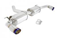 Megan Racing Supremo Exhaust System: BMW E70 X5 2007-13 V6 Model Only (Exclude M Package) Burnt Rolled Tips