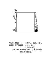 CSF Radiators - CSF 08-10 Ford F-250 Super Duty 6.4L OEM Intercooler - Image 2