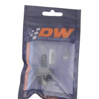 DeatschWerks - DeatschWerks 10AN ORB Male to 5/16in Male Triple Barb Fitting (Incl O-Ring) - Anodized Matte Black - Image 1