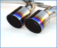 Invidia - Invidia 03-04 Mini Cooper S 60mm (80mm tip) Titanium Tip Cat-back Exhaust - Image 2