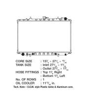CSF Radiators - CSF 89-94 Nissan Maxima 3.0L OEM Plastic Radiator - Image 2