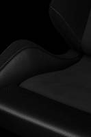 BRAUM RACING SEATS & MORE - BRAUM Racing Black Jacquard / Black Alcantara Insert - Pair - Image 3
