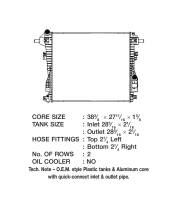 CSF Radiators - CSF 11-16 Ford F-250 Super Duty 6.7L OEM Plastic Radiator - Image 2