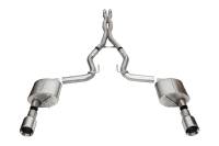 CORSA Performance - Corsa 24+ Ford Mustang GT Xtreme CatBack Exhaust Sys 3.0in Dual Rear Exit w/4.5in Straight Cut Tips - Image 1