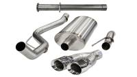 CORSA Performance - Corsa 2011-2014 Ford F-150 Raptor 6.2L V8 145in Wheelbase Polished Xtreme Cat-Back Exhaust - Image 1