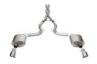 CORSA Performance - Corsa 24+ Ford MustangGT Sport Cat-Back Exhaust System 3.0in Dual Rear Exit w/4.5in Pro Series Tips - Image 1