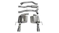 CORSA Performance - Corsa 2013-2019 Cadillac ATS Sedan 2.0L A/T Polished Sport Dual Rear Cat-Back Exhaust - Image 1
