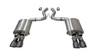 CORSA Performance - Corsa 2018-2023 Ford Mustang GT Fastback 5.0L 3in Sport Axle-Back Exhaust w/ 4in Gunmetal Tips - Image 1