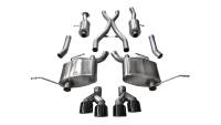 CORSA Performance - Corsa 2014-2021 Jeep Grand Cherokee Summit Edition Black 2.5in Dual Rear Exit Cat-Back Exhaust - Image 1