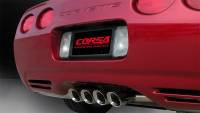CORSA Performance - Corsa 1997-2004 Chevrolet Corvette C5 Z06 5.7L V8 Polished Sport Axle-Back Exhaust - Image 2