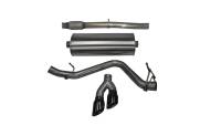 CORSA Performance - Corsa 14-19 GMC Sierra/Chevy Silv 1500 Crew Cab/Std. Bed 5.3L V8 Black Sport Single Side CB Exhaust - Image 1