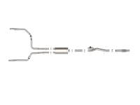 aFe Power (Advanced FLOW Engineering) - aFe Gemini XV 4in to Dual 3in 304 SS Cat-Back Exhaust w/ Cutout 19-21 GM Silverado/Sierra V8-6.2L - Image 4