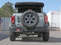 aFe Power (Advanced FLOW Engineering) - aFe Vulcan 3in 304 SS Axle-Back Exhaust 2021 Ford Bronco L4-2.3L (t)/V6-2.7L (tt) w/ Carbon Tips - Image 3