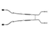 aFe Power (Advanced FLOW Engineering) - aFe Takeda 2023 Nissan Z 2 1/2in 304 SS Cat-Back Exhaust System w/ Carbon Fiber Tips - Image 2